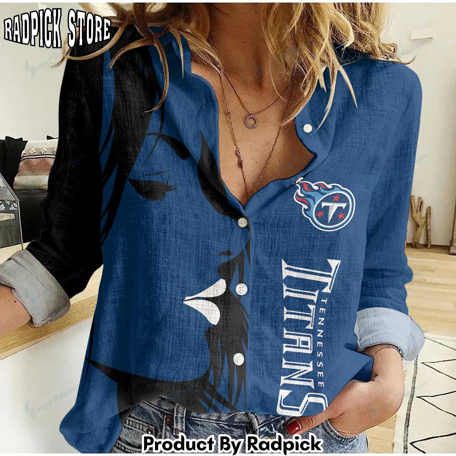 Radpick tennessee titans woman shirt rp66272